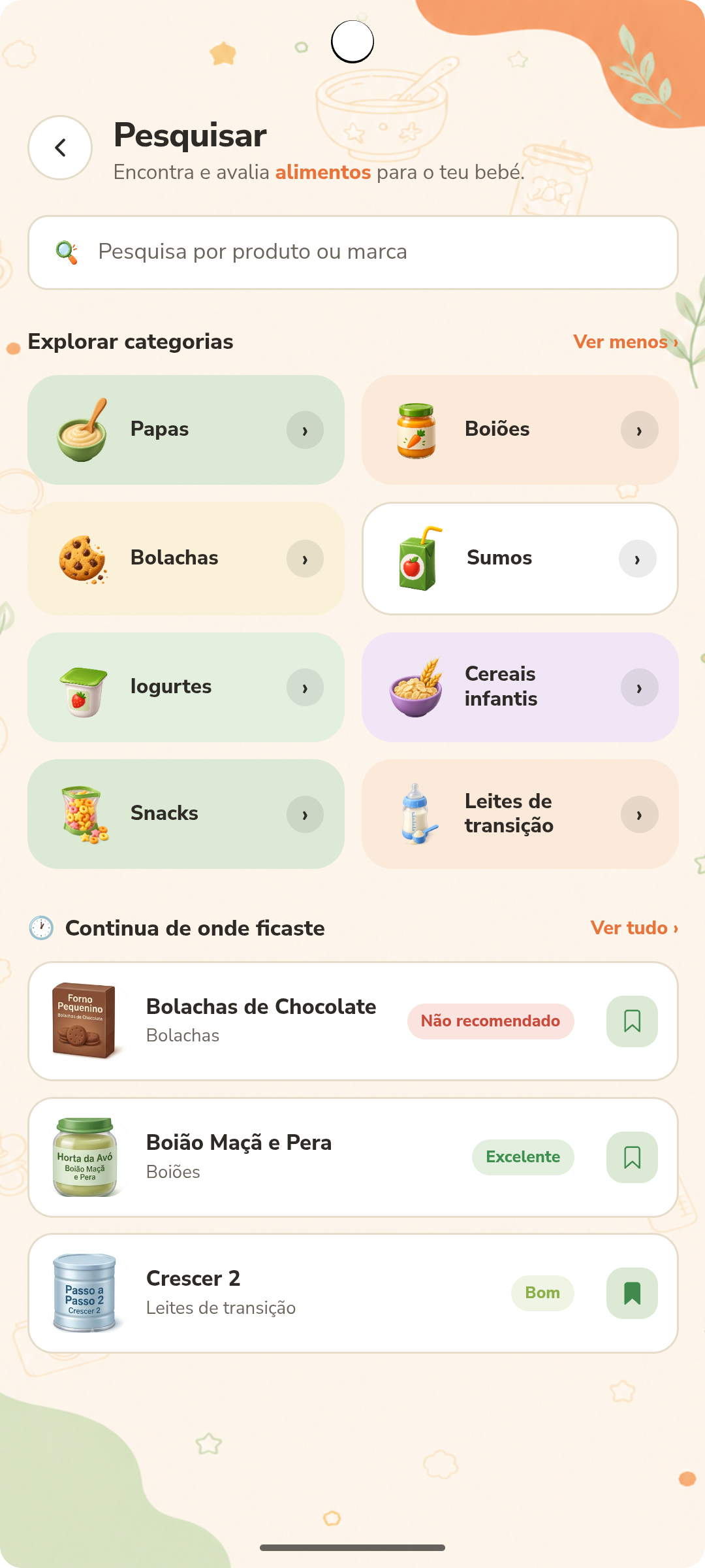 Pesquisa por categoria